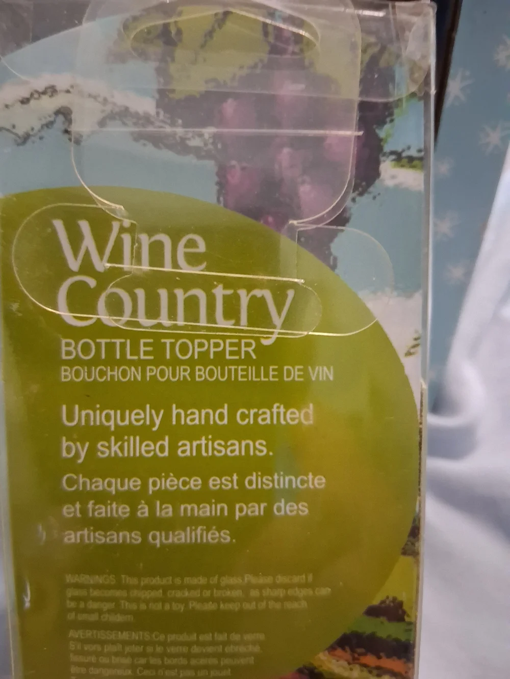 Red Sandle Glass Bottle Stopper